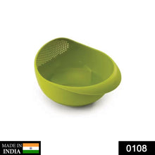 Kitchen rice strainer bowl, perfect for washing and draining grains or vegetables.