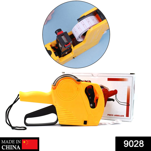 Handheld labeller gun for efficient price tagging.