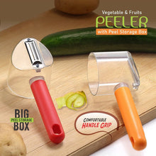 Home Kitchen Cooking Tools Peeler With Container Stainless Steel Carrot Cucumber Apple Super Fruit Vegetable Peeler