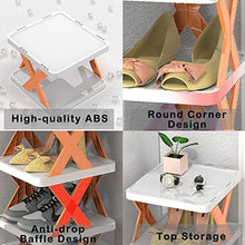 Portable shoe rack, lightweight and adjustable