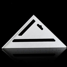 Lightweight double-sided scale, triangle measurement tool.