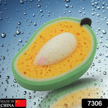 Durable mango dish sponge for cleaning kitchen surfaces