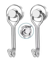360� Rotation Heavy Duty Magnetic Hooks (Pack of 2)