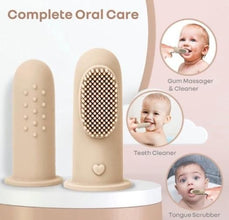 Finger Toothbrush Tongue Oral Cleaner Kit For 3 Month