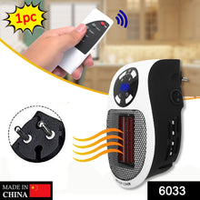 Compact desktop fan heater for home use