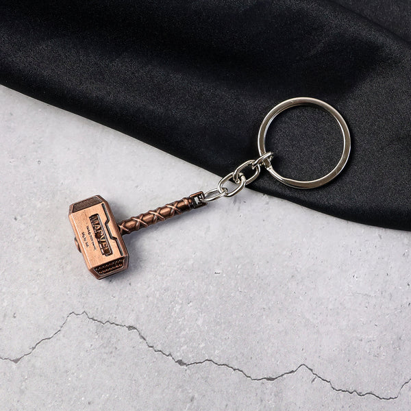 Metal Hammer Shape Keychain (1 Pc)