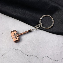 Metal Hammer Shape Keychain (1 Pc)