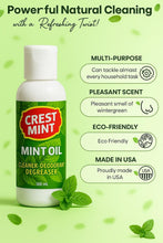 Crest-O-Mint Oil Multi-Purpose Cleaner Degreaser Deodorant 100ml Each (Pak of 2)