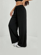 Women's Casual Black Straight Fit Pants