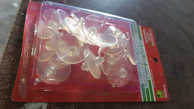 Transparent Rubber Vacuum Sucker, Suction Cup Hooks (18 Pcs Set)