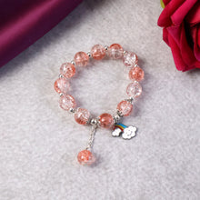 Elegant Crystal Beaded Charm Bracelet