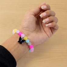 Premium Multicolor Pastel Bead Stretch Bracelet (1 Pc)
