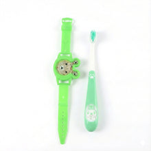 Kids Toothbrush And Cartoon Watch Toy Set