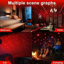 7290  Multipurpose Laser Light Light Galaxy Night Sky Ambiance Laser Micro Projector Atmosphere Ambient Roof Usb Light Car Ceiling Bedroom For Party (1 Pc)