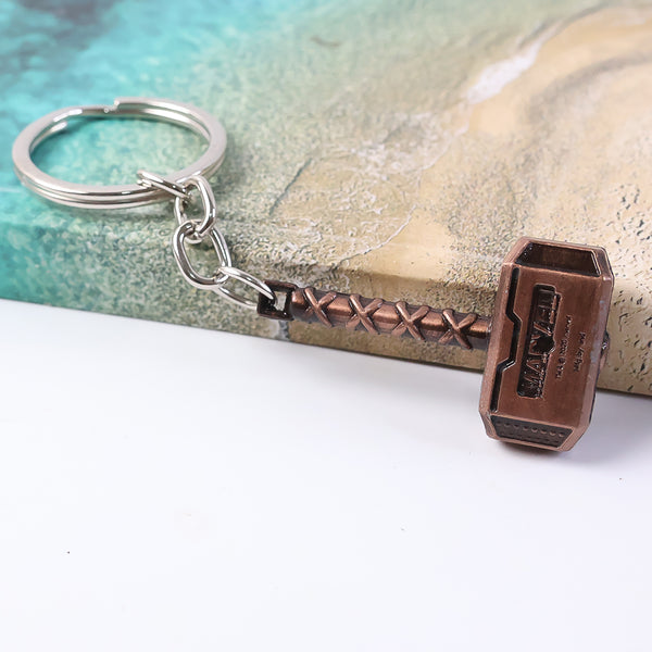 Metal Hammer Shape Keychain (1 Pc)