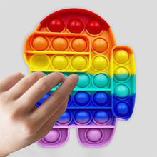 Colorful Among Us fidget toy for play and relaxation