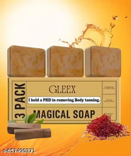 Ghar Soaps Magic Soap Sandal Wood And Saffron for DeTan and Glowing Brightening SkinNet Quantity (N) 3