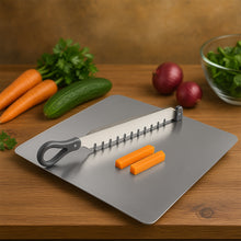 Supermom Stainless Steel Multifunctional Cut  Chop Vegetable Slicer Tool (1 Pc)