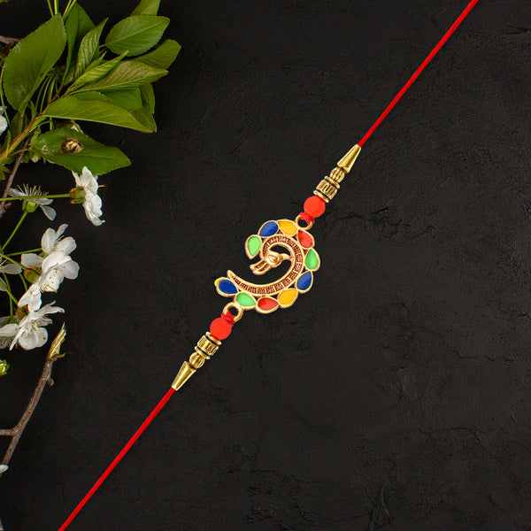 Modern Peacock Style Rakhi