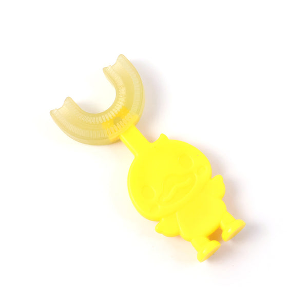 Cute Cartoon Duck U-shape Baby Toothbrush (1 Pc  Mix Color)